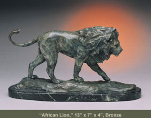 Africa Lion 13x7x4